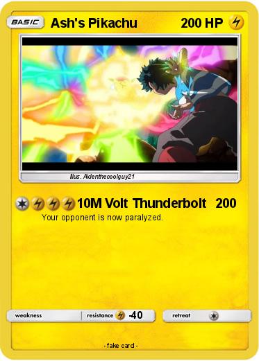 Pokemon Ash's Pikachu