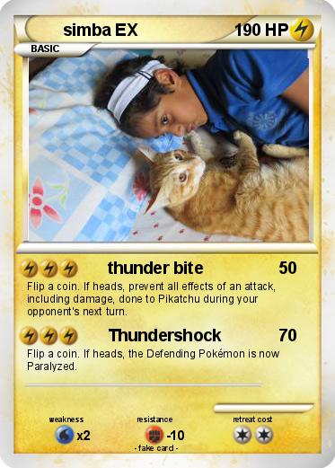 Pokemon simba EX