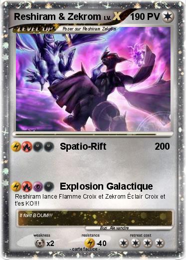 Pokemon Reshiram & Zekrom