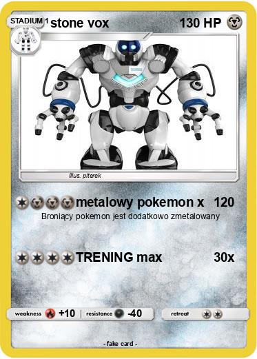 Pokemon stone vox