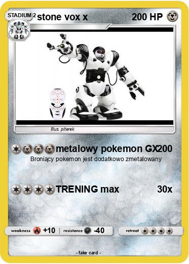 Pokemon stone vox x
