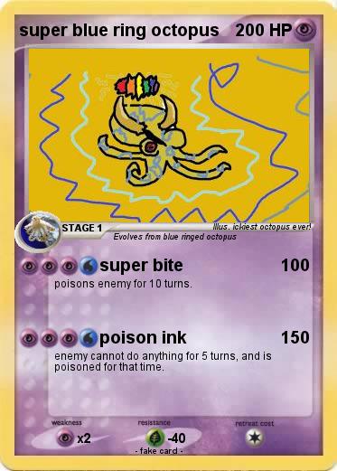 Pokemon super blue ring octopus
