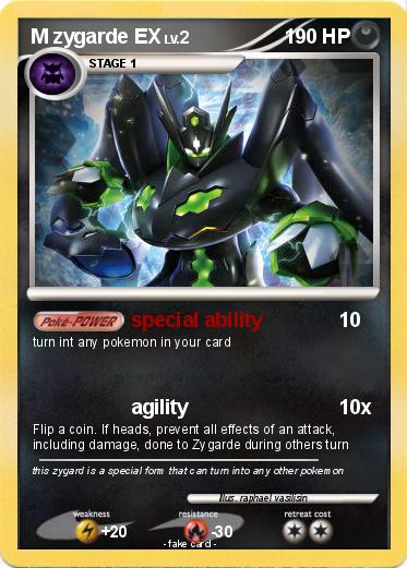 Pokemon M zygarde EX