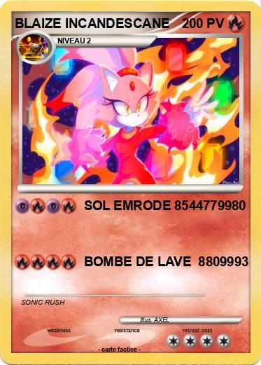 Pokemon BLAIZE INCANDESCANE