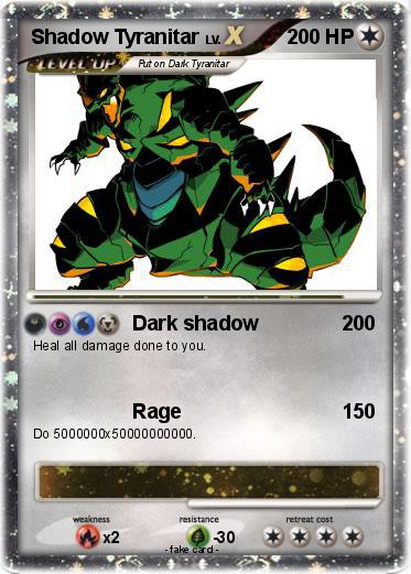 Pokemon Shadow Tyranitar