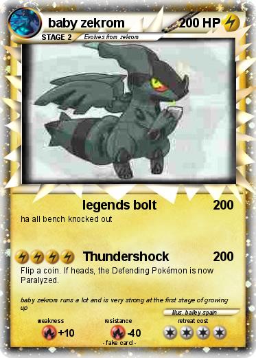 Pokemon baby zekrom