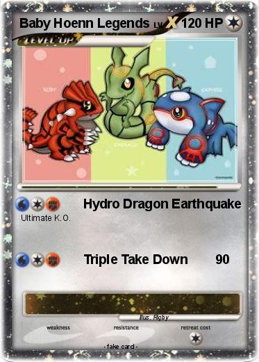 Pokemon Baby Hoenn Legends