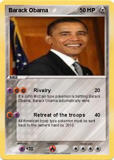 Pokemon Barack Obama