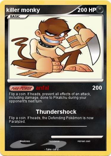 Pokemon killer monky