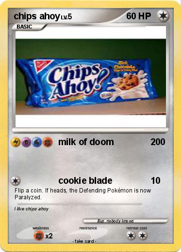 Pokemon chips ahoy