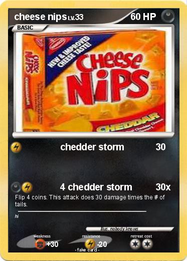 Pokemon cheese nips
