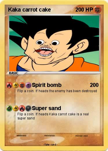 Pokemon Kaka carrot cake