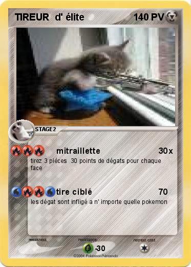 Pokemon TIREUR  d' élite