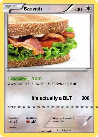 Pokemon Sanvich