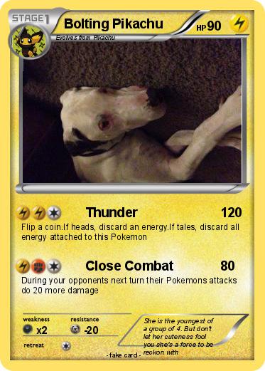 Pokemon Bolting Pikachu