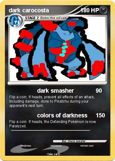 Pokemon dark carocosta