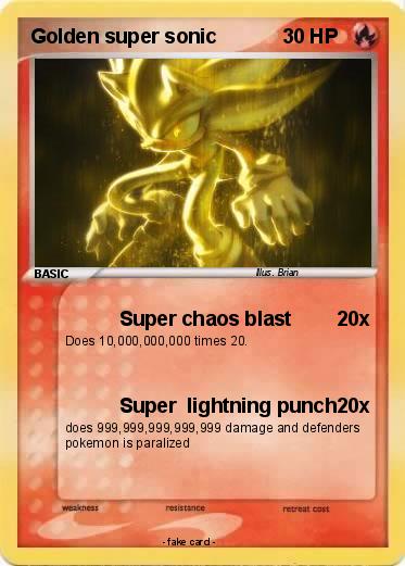 Pokemon Golden super sonic