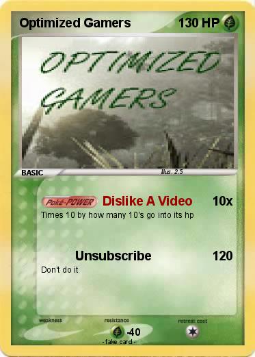 Pokemon Optimized Gamers