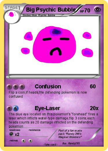 Pokemon Big Psychic Bubble