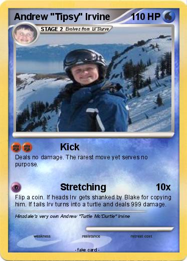 Pokemon Andrew "Tipsy" Irvine