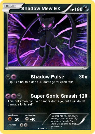 Pokemon Shadow Mew EX