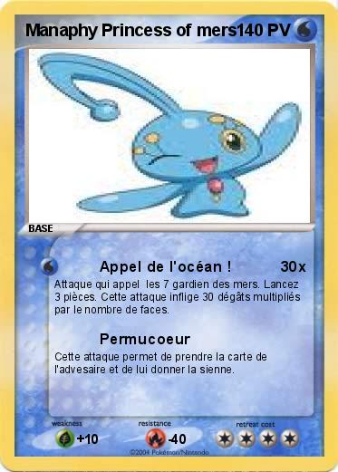 Pokemon Manaphy Princess of mers