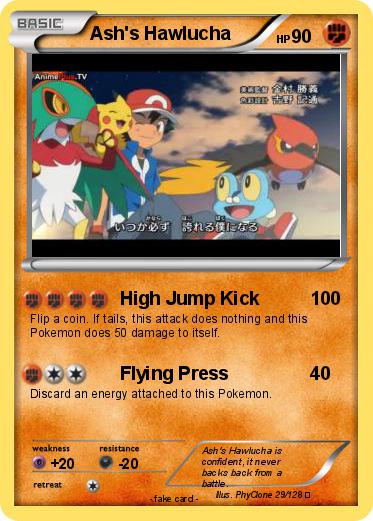 Pokemon Ash's Hawlucha