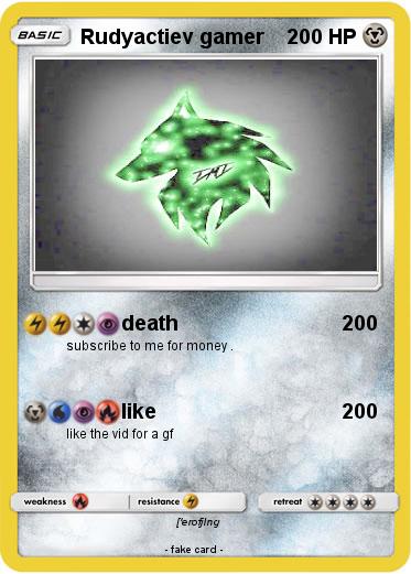 Pokemon Rudyactiev gamer