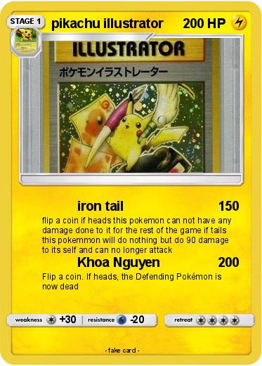 Pokemon pikachu illustrator