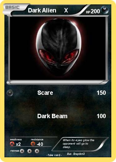 Pokemon Dark Alien     X