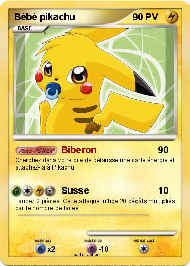 Pokemon Bébé pikachu