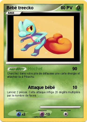 Pokemon Bébé treecko