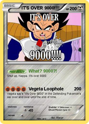 Pokemon IT'S OVER 9000!!!!