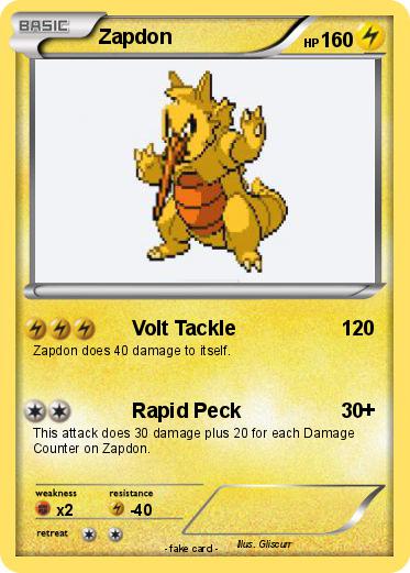 Pokemon Zapdon