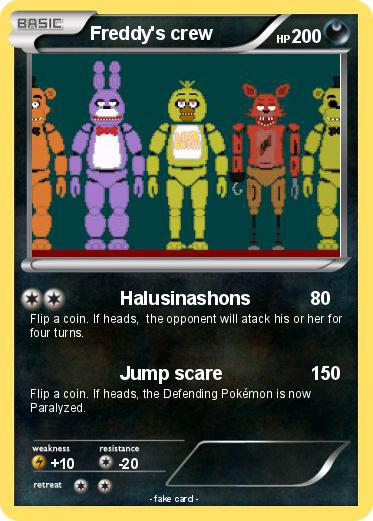 Pokemon Freddy's crew