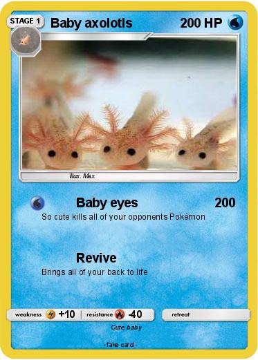 Pokemon Baby axolotls