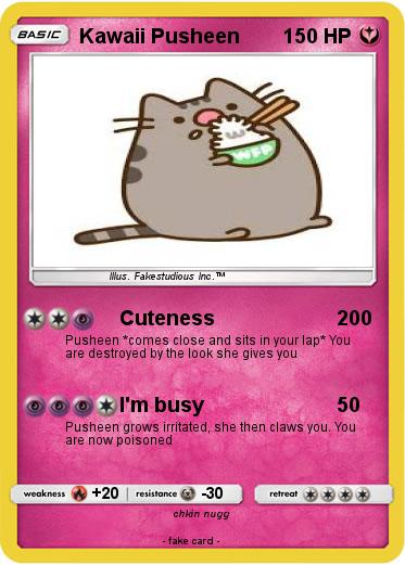 Pokemon Kawaii Pusheen