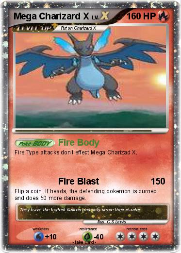 Pokemon Mega Charizard X