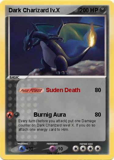 Pokemon Dark Charizard lv.X