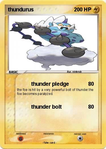 Pokemon thundurus