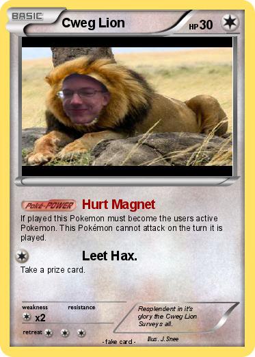Pokemon Cweg Lion