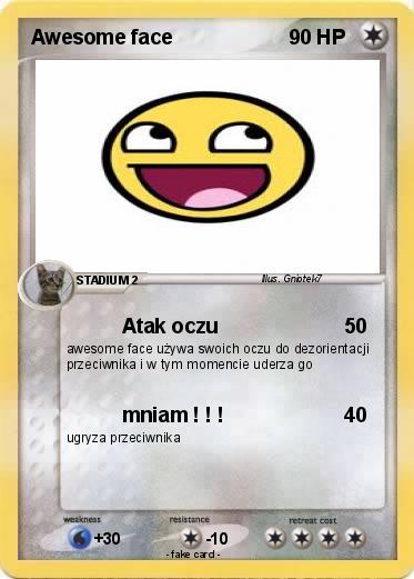 Pokemon Awesome face