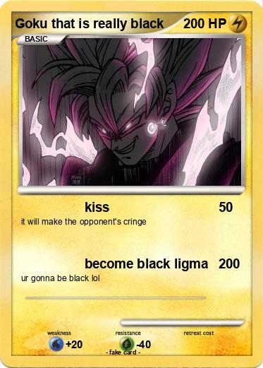 Pokemon Goku that is really black