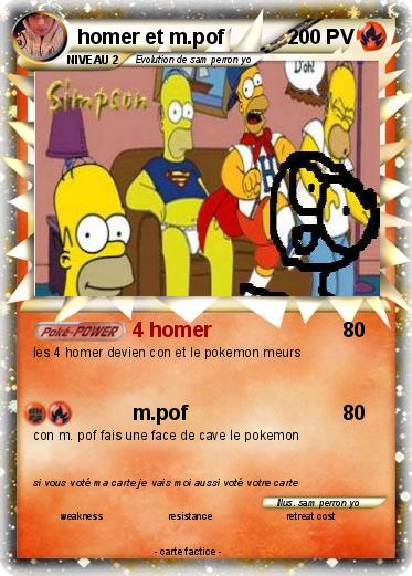 Pokemon homer et m.pof