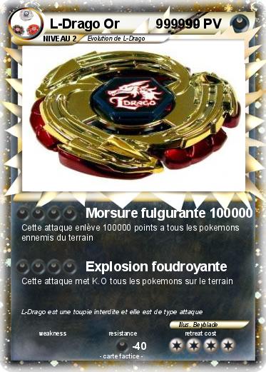 Pokemon L-Drago Or          999999