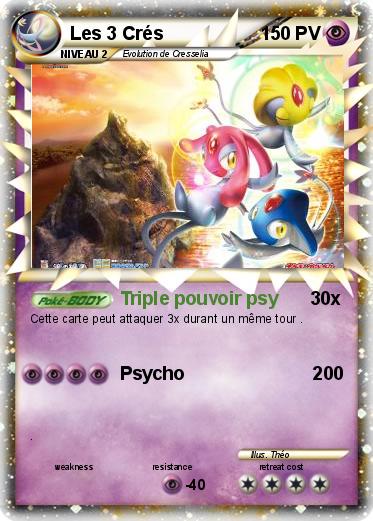 Pokemon Les 3 Crés