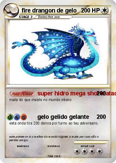 Pokemon fire drangon de gelo