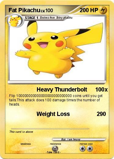 Pokemon Fat Pikachu