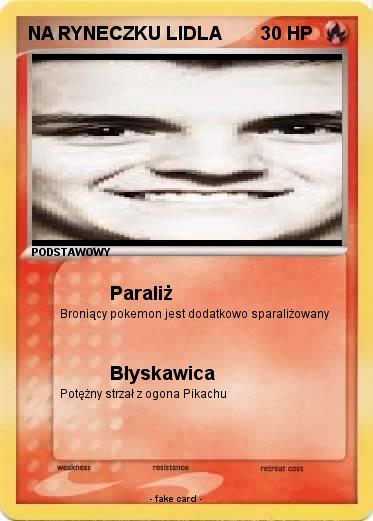 Pokemon NA RYNECZKU LIDLA
