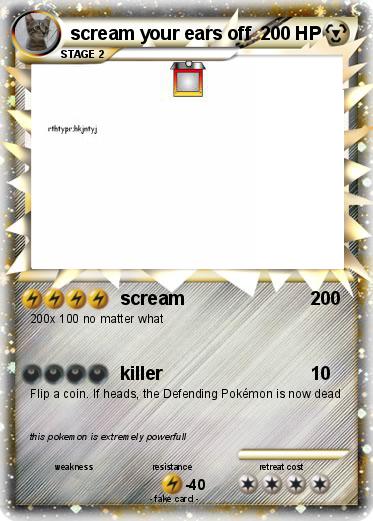 Pokemon scream your ears off